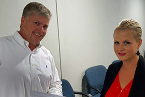 Left to right: Gary Aug, Relocation Consultant and Ashley Stockwell, Relocation Constultant