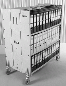 Material handling carts for business relocation