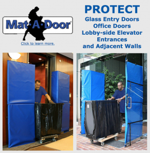 Mat-A-Door Elevator Pads, Elevator protection pads & Building & Door Protectors