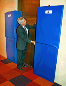 Moving & Handling Training for Office Moves Protect Elevators with Elevator pads