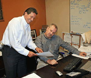 Luis Toledo, President, left, and Tom Pera, Director of Sales and Marketing