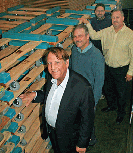 [Top to Bottom] Marc Mendoza, Warehouse Manager; Tom Pera, Director of Sales and Marketing; Dan Bensfield, Operations Manager; and Bill Owens, Executive VP/GM